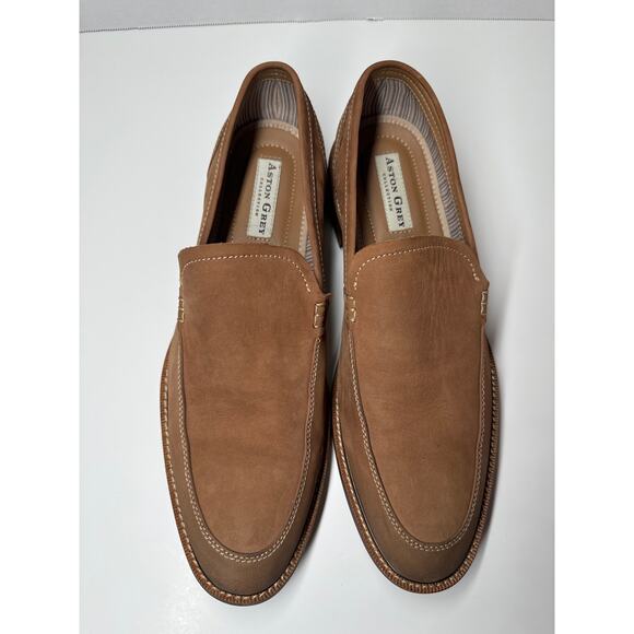 Aston Grey collection Salkin loafers men size 11.5 - Picture 2 of 7